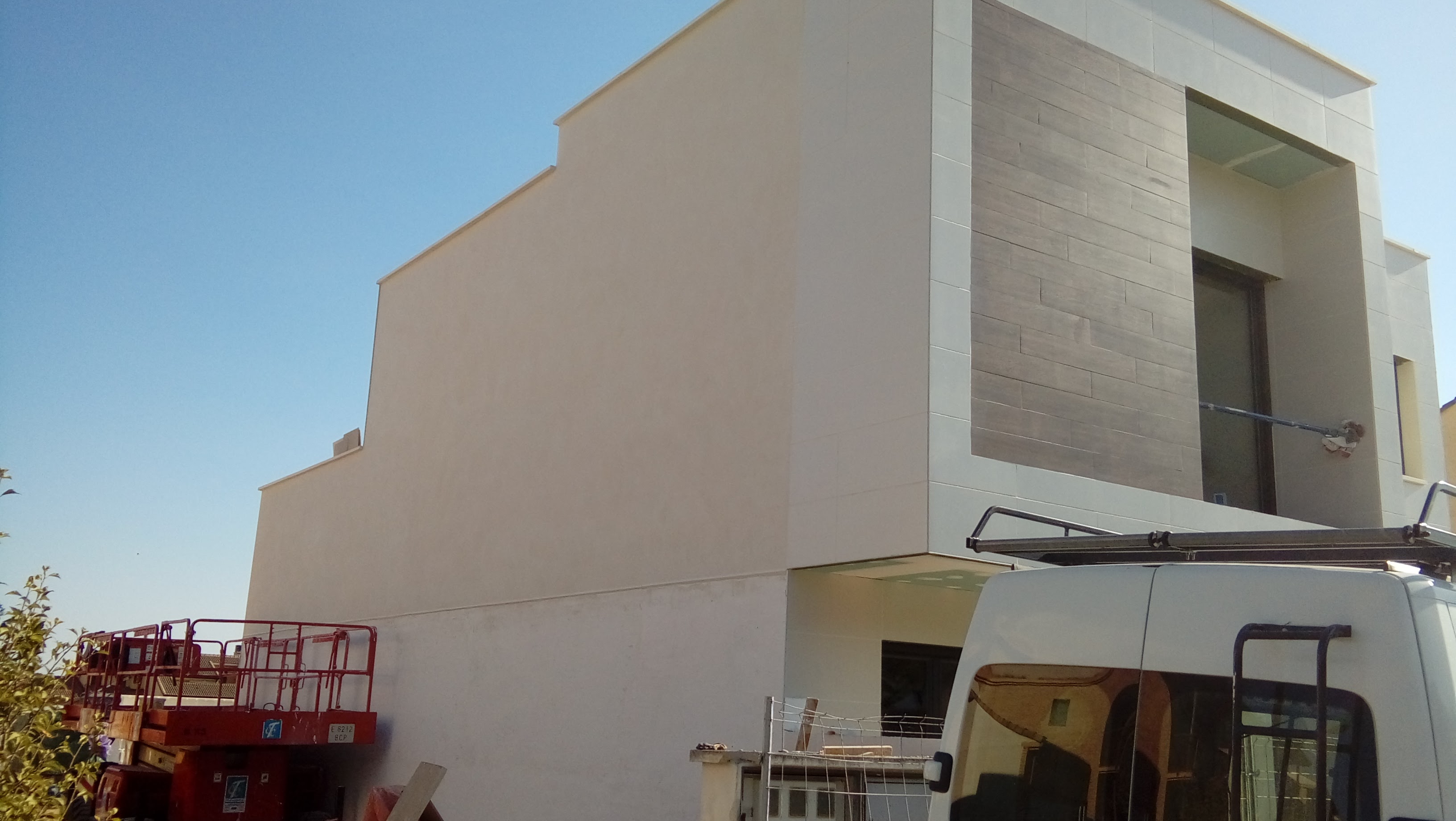 Edificios residenciales en trabajos de Fachadas SATE